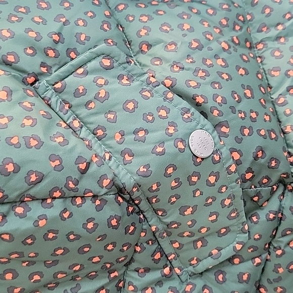 MNG KIDS Quilted long coat green - Picture 3 of 8